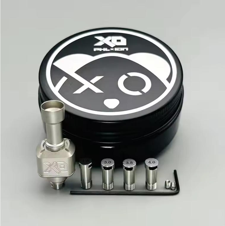 VAFFLEE WICK'D XO RBA Bridge tank Bridge rba 316ss vape boro for Billet / BB / Boro Tank with 1mm/2.5mm/3mm/3.5mm/4mm Air Pins - Image 9