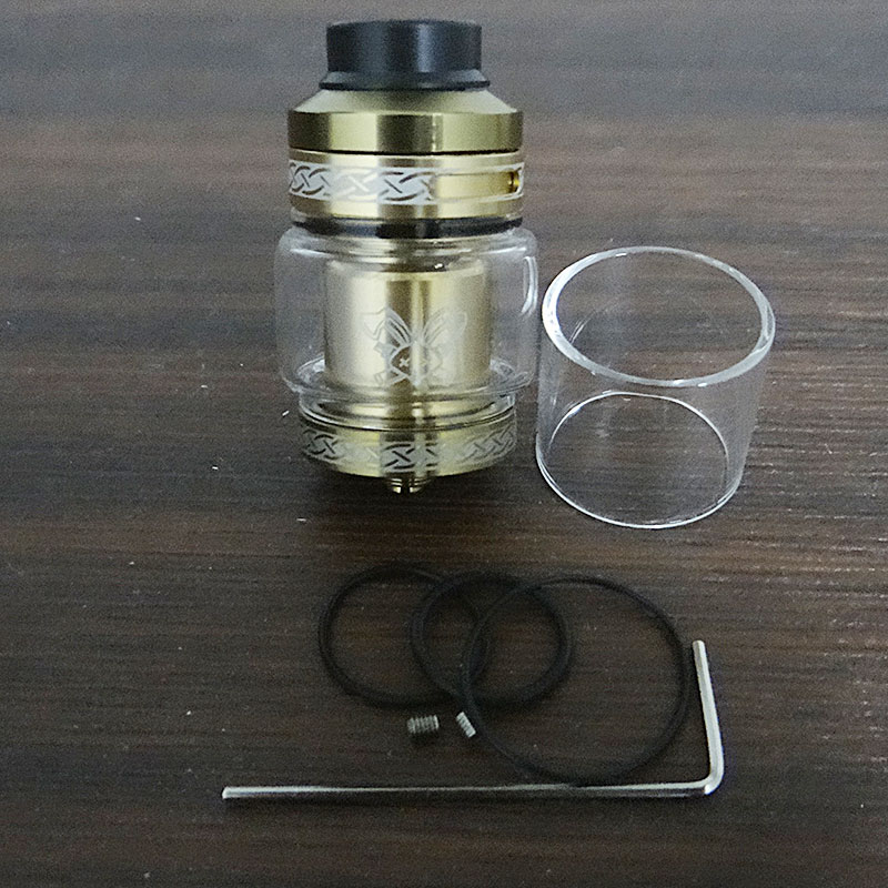 Vafflee Dead Rabbit V2 RTA 2ml 5ml Replaceable Tank with Y-type Deck Push-to-open refilling system top airflow Atomizer - Image 9