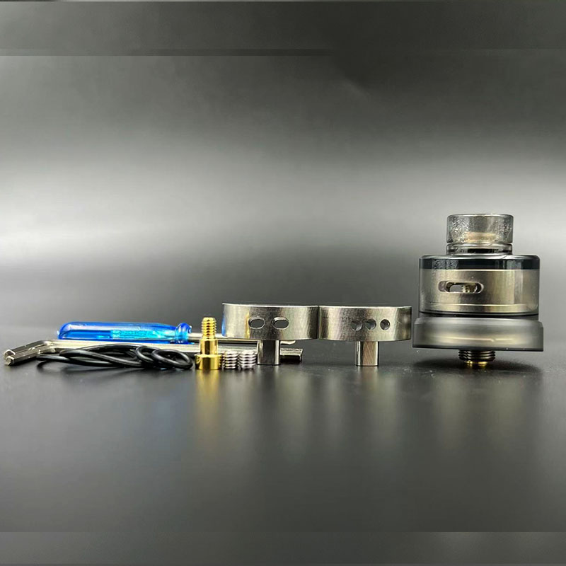 Vafflee Ecig Vape Pen Atomizer Wick D RDA Rebuildable Tank with BF Pin 22mm 316 SS for 510 Thread Box Mod Mechanical Mods - Image 10