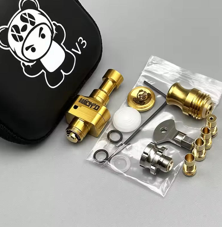 VAFFLEE Panda Rba Wick Bridge D Omega v3 MTL / DL Panda RBA vape Rebuildable Atomizer for SXK BB Billet Box Boro Device - Image 10