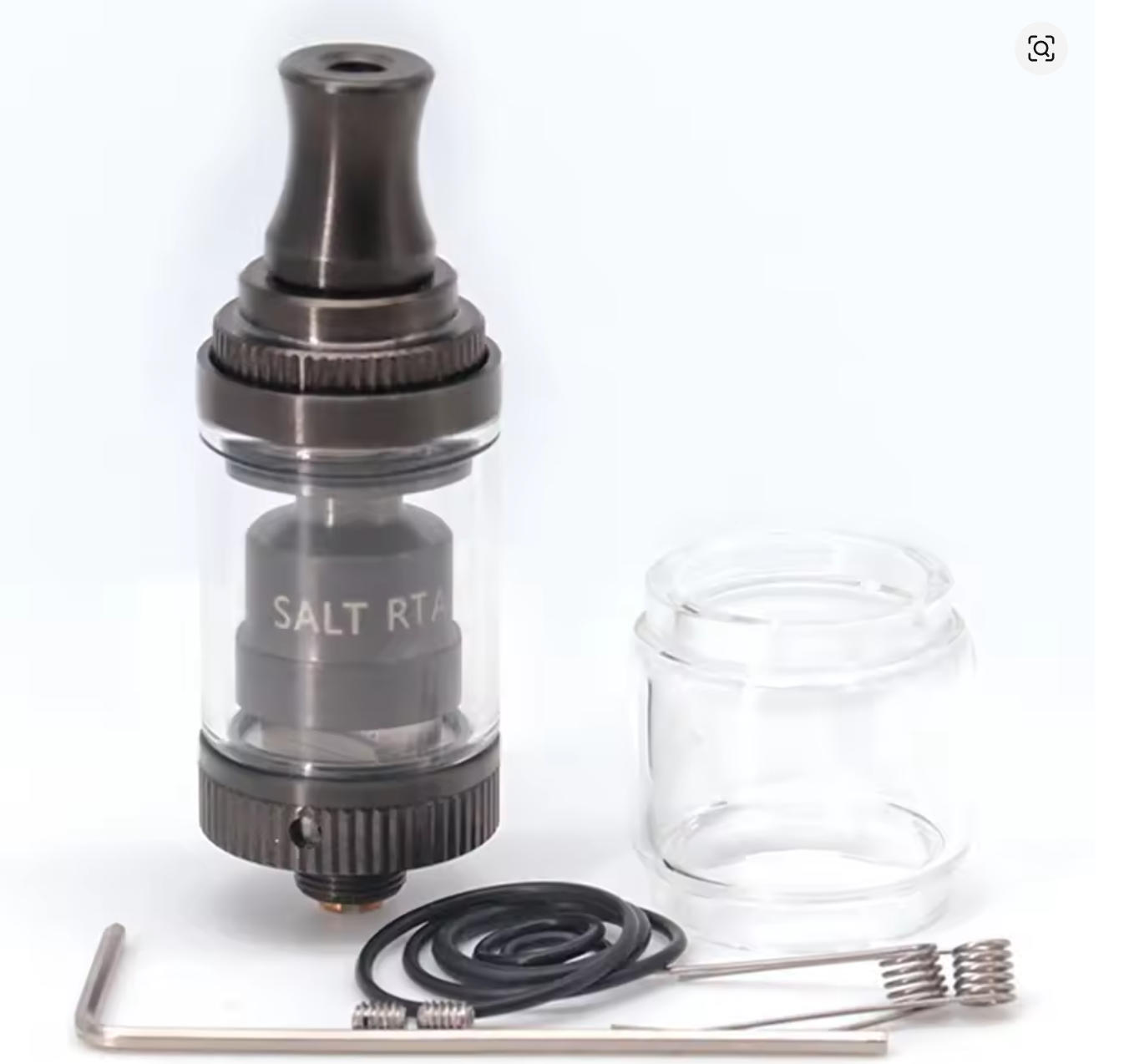 Vafflee SALT RTA Vape Tank 18mm MTL RTA Rebuildable Ecig Atomizer 2ml/3.5ml Single Coil 510 Thread Electronic Cigarette Vaporizer Pen - Image 9