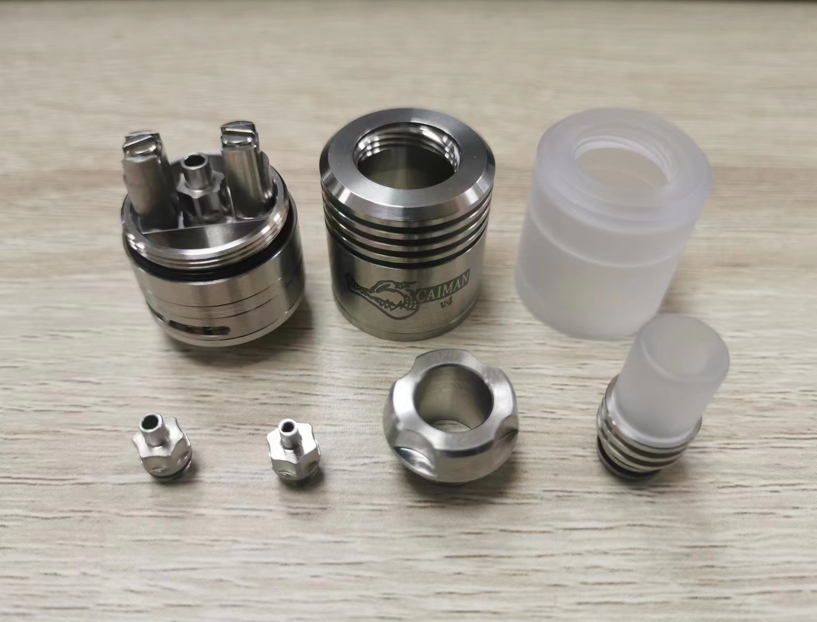 Vafflee YFTK style SS316 vape Caiman v4 RDA 22MM MTL Tank atomizer vape - Image 14