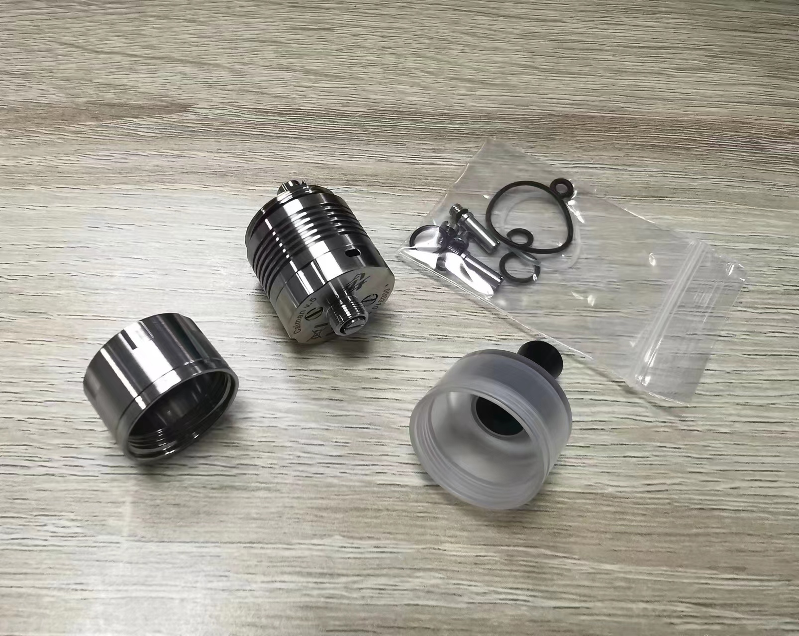 Vafflee YFTK Caiman V5 RDA Atomizer 316SS 22mm 1.2mm 1.4mm 1.7mm 2ml Single Coil Air Intake Rebuildable Vape Tank - Image 5