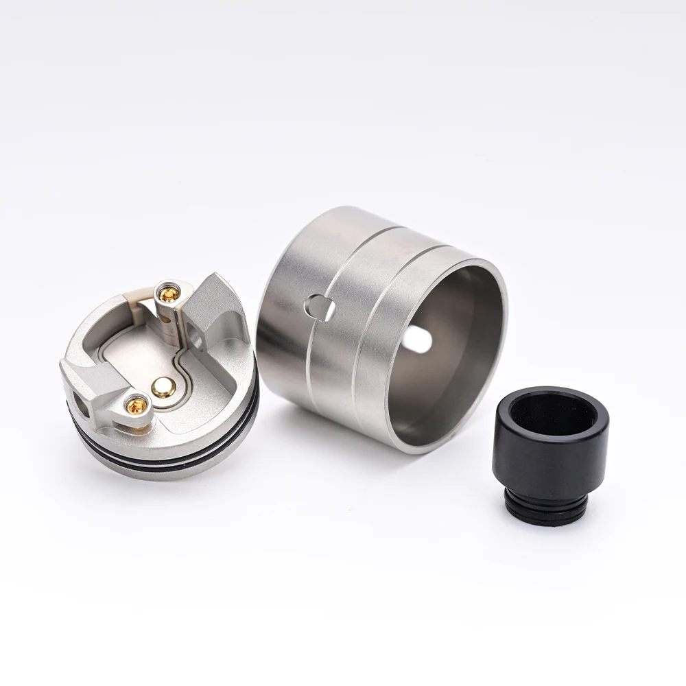YFTK Haku Phenom 22mm BF RDA Rebuildable Atomizer SS316 Dual Post Design Airflow Holes On The Side Bottom with Feeding Pin Tank - Image 4