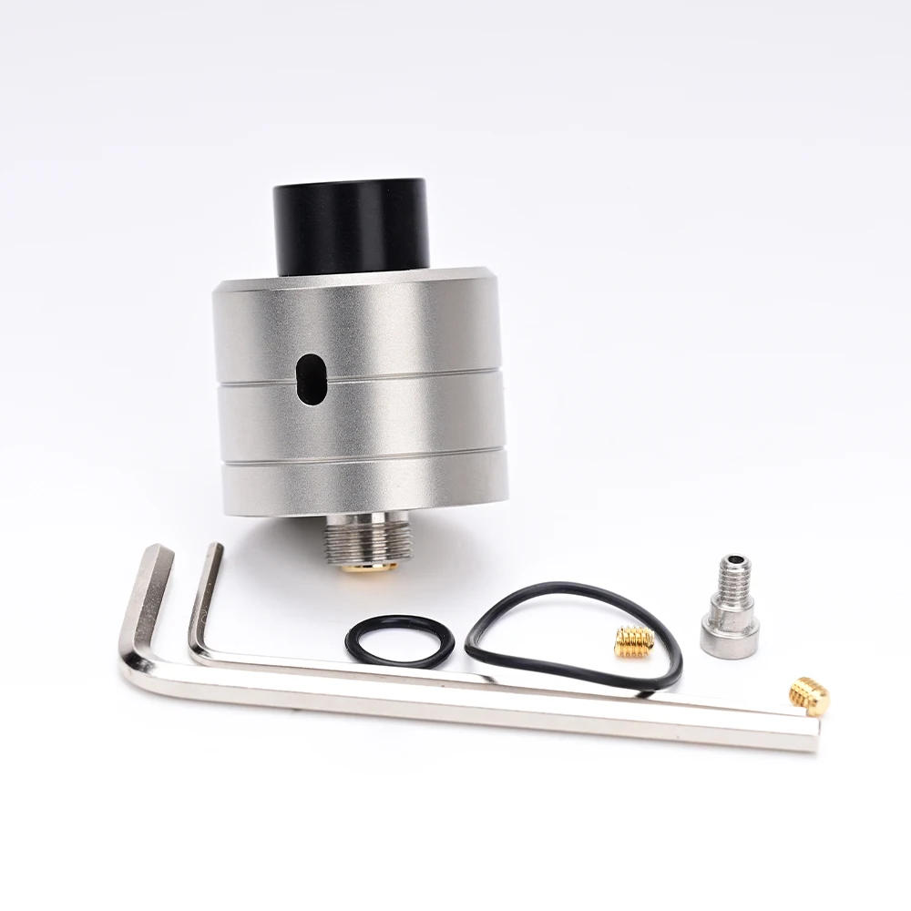 YFTK Haku Phenom 22mm BF RDA Rebuildable Atomizer SS316 Dual Post Design Airflow Holes On The Side Bottom with Feeding Pin Tank