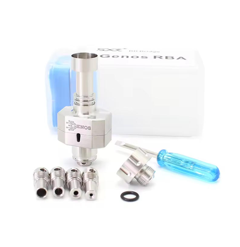 SXK Style Genos RBA for Vicious Ant Bridge 316SS with 4mm Chimney 6 Switchable Airpins Suitable BB Billet Box Boro Mod Tank - Image 2