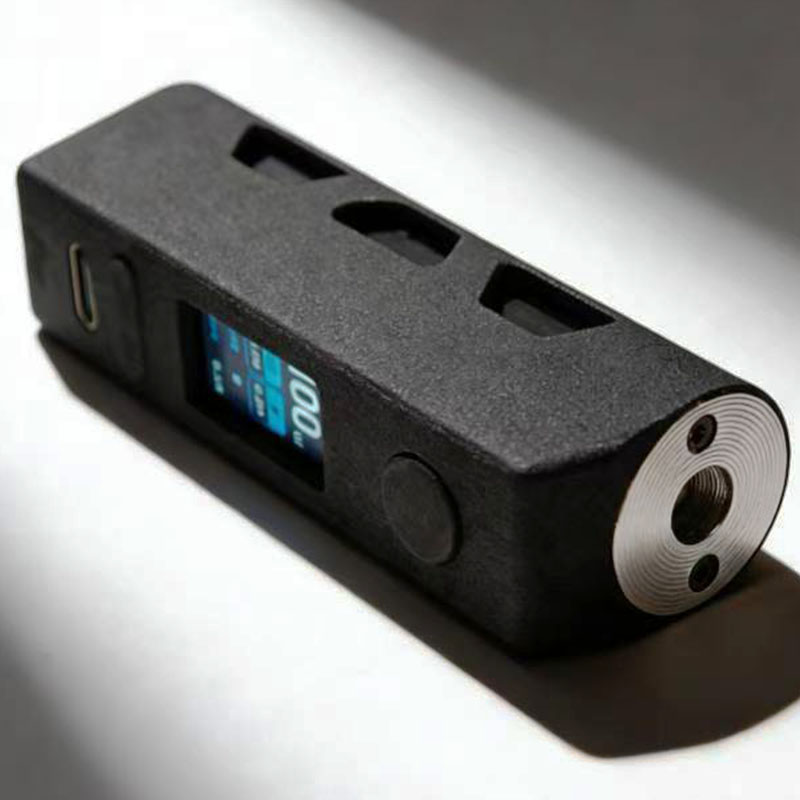 VAFFLEE vape mod design China Chipset 3D Print Shao Huo Gun 100W 18650 Box Mod - Image 2