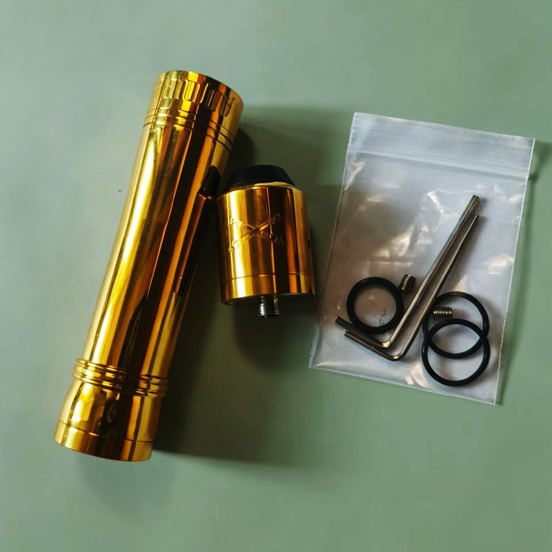Vafflee NASHTY admira mechl mod 25mm 18650 Battery 316SS DIY heating tool