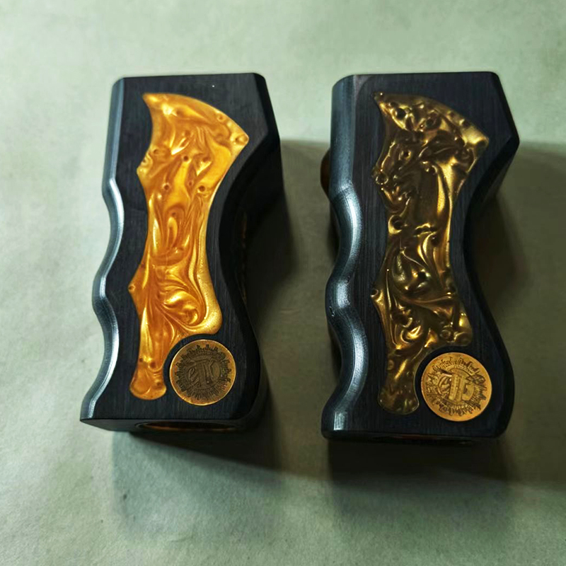 Vafflee Spine 18650 Unregulated Mechanical Box Mod 18650 Battery Resin mixed with metal Tube for 510 DIY heating tool