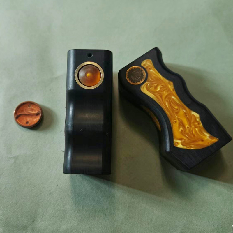 Vafflee Spine 18650 Unregulated Mechanical Box Mod 18650 Battery Resin mixed with metal Tube for 510 DIY heating tool - Image 7