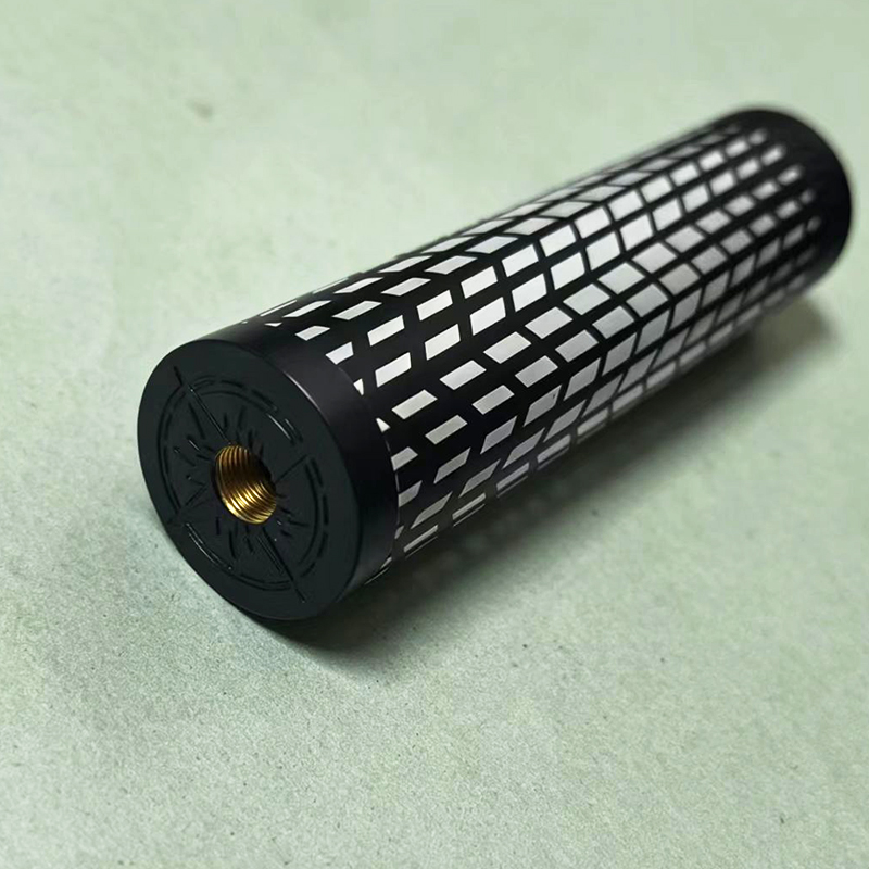 Vafflee Broad wide DIY Blackout Mech Mod 18650 Battery 316ss Glass Tube for 510 DIY heating tool - Image 8