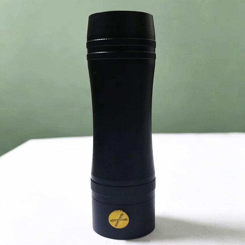 Vafflee Broad wide Brizo mech mod single 316ss 20700 or 21700 Battery Glass Tube hybrid 510 25mm tank DIY heating tool