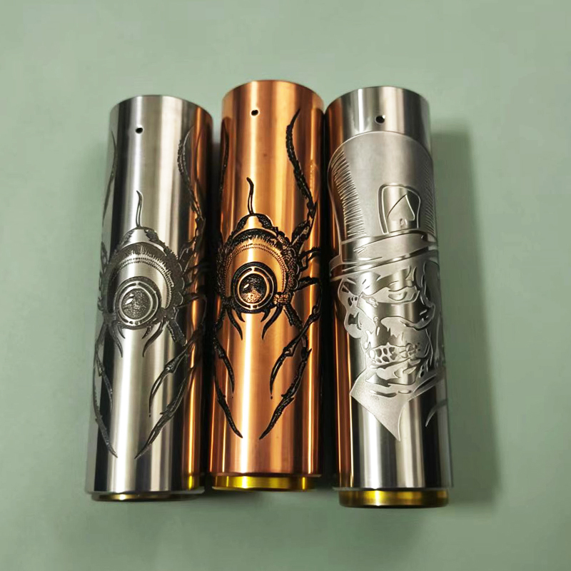 Vafflee Rogue MOD 24m 316ss Fit Single 18650 Battery Glass Tube DIY heating tool