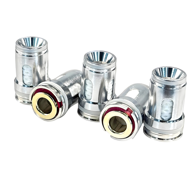 Vafflee 5PCS Crown 5 Mesh Coil 0.23ohm UN2 Meshed Replacement Coil Head for Crown VHardware accessories