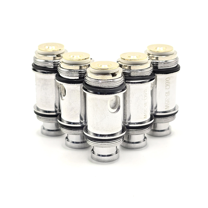 Vafflee 5PCS PockeX Coil 0.6ohm Mesh 0.7ohm 1.2Ohm U-Tech Core A1 Coils for Pocket AIO Nautilus X Hardware accessories